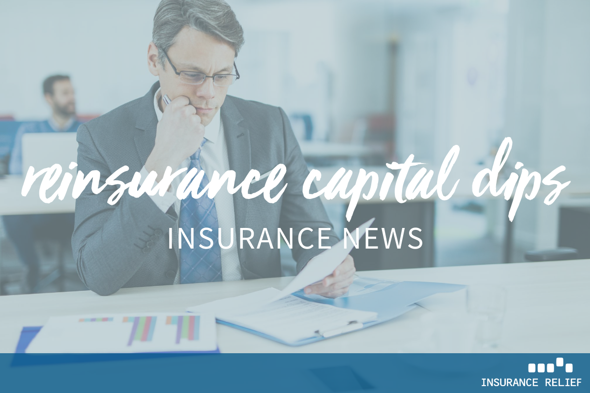 Reinsurance capital dips