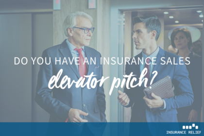 insurance sales elevator pitch